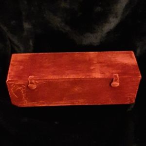 Handcrafted Maroon Velvet Folding Jewelry Org